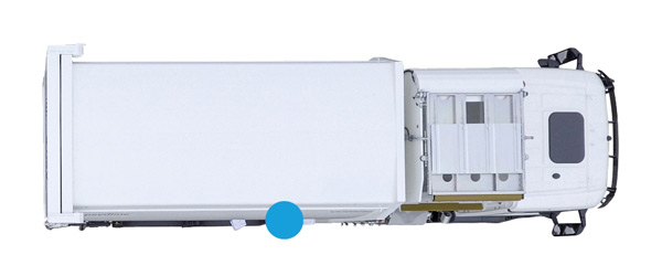 Das 3D-Unterlaufschutzsystem wurde speziell für Seitenlader und Müllwagen entwickelt.